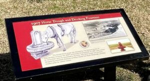 horse trough sign