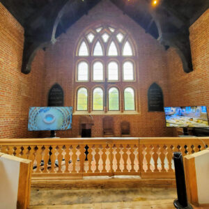 Historic Jametowne Church with Chancel Rail