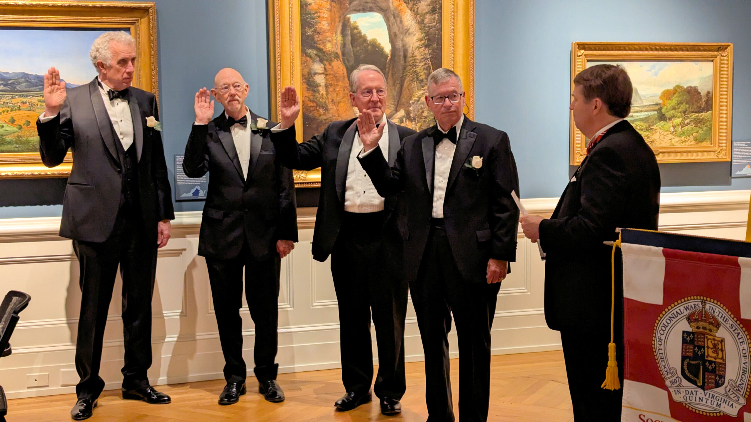 New Warriors Welcomes at Fall Court - Society of Colonial Wars in Virginia